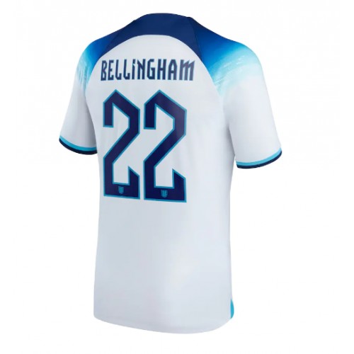 Maillot de foot Angleterre Jude Bellingham #22 Domicile Monde 2022 Manches Courte